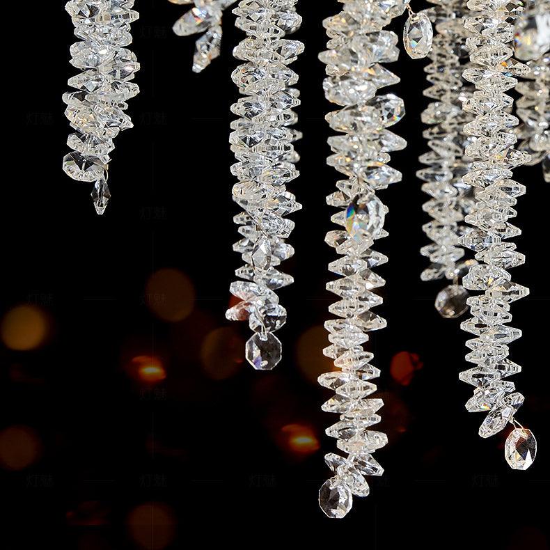 Люстра Albero Crystal - 14 подвесов ∅100см x 40см, золотой, стекло