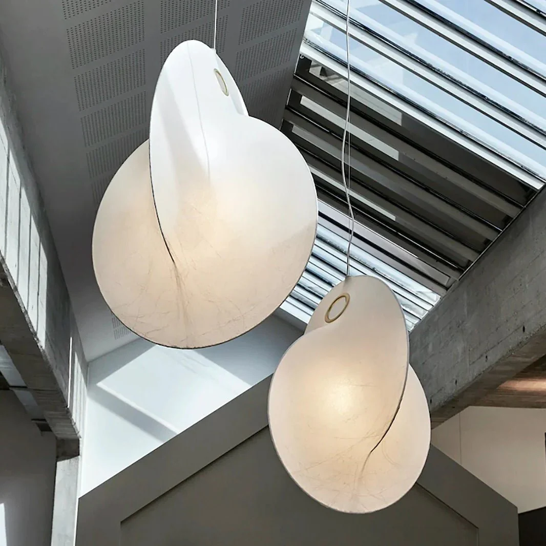 Подвесной светильник Cocoon - ∅40см x 55см, белый
