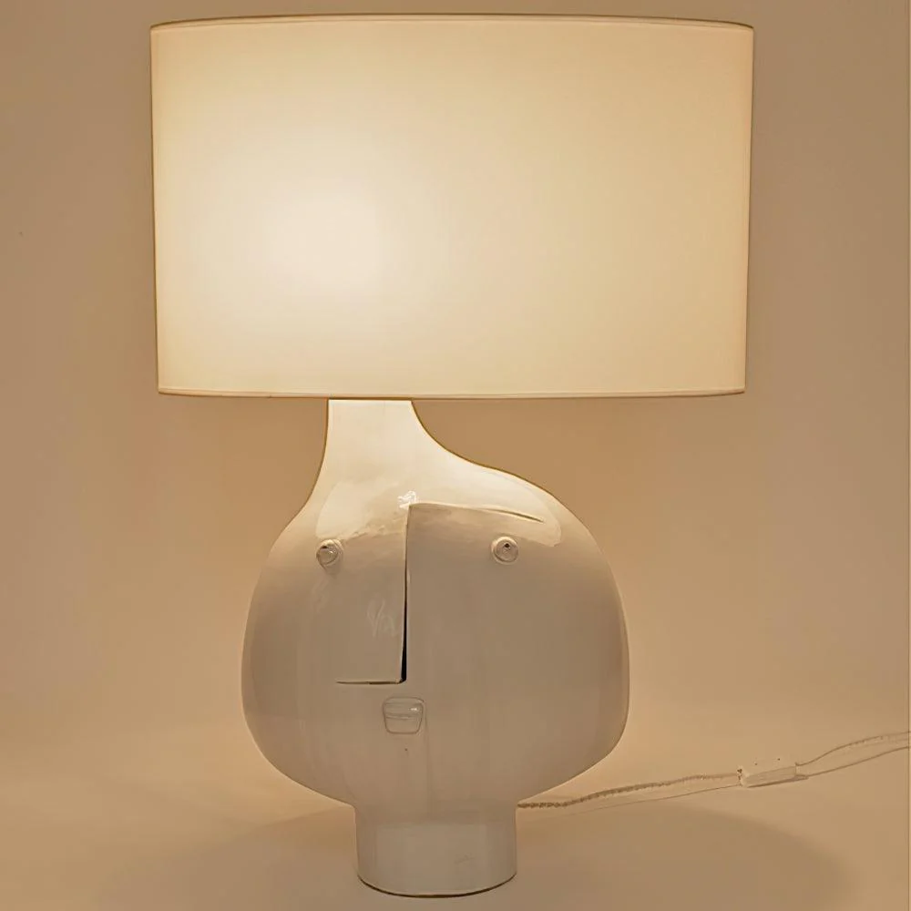 Relon Table Lamp - ∅ 15″ x H 21.3″ / Dia 38cm x H 54cm / Blue / AU plug