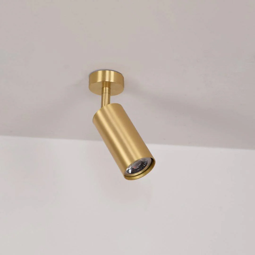 Потолочный светильник Cylinder Brass Series - 4 источника света ∅85см х 17см, латунь