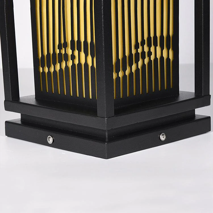 Уличный светильник Square Cage - ∅25см x 60см, черный
