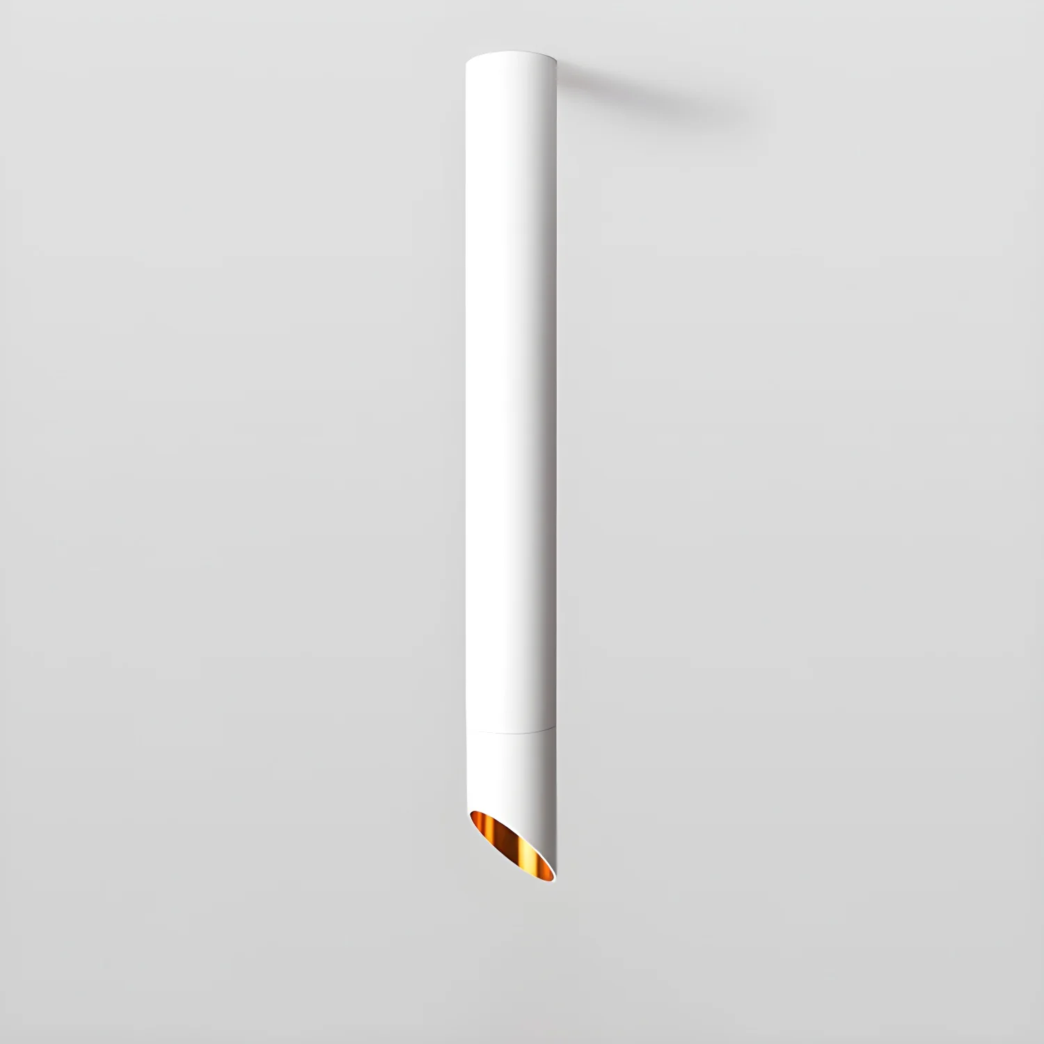 Потолочный светильник Hazel Tube Surface - ∅6см x 60см, черный, теплый свет