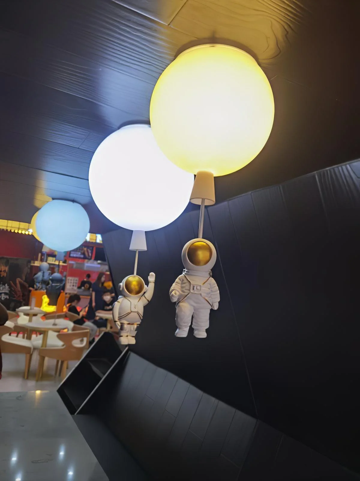 Потолочный светильник Frosted Balloon - ∅35см, оранжевый