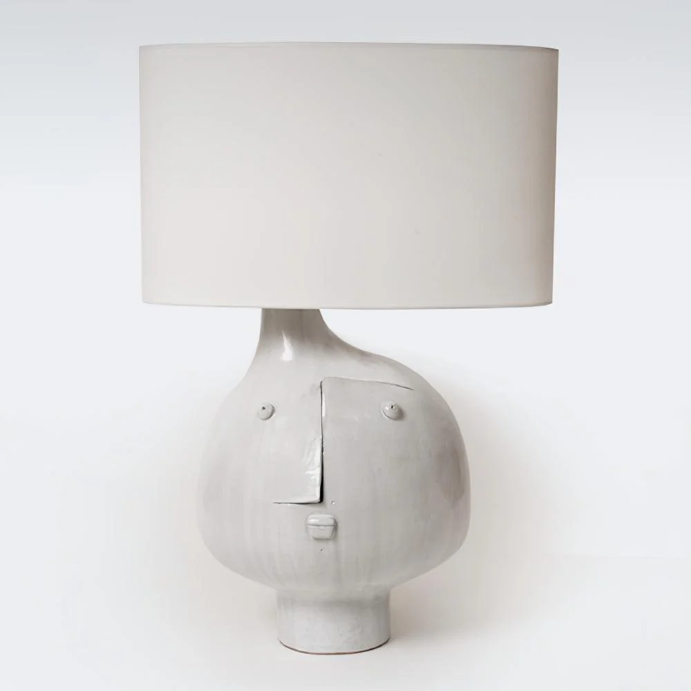 Relon Table Lamp - ∅ 15″ x H 21.3″ / Dia 38cm x H 54cm / Blue / AU plug