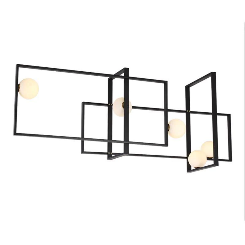 Потолочный светильник Mondrian Glass - 120см x 35см x 50см, медь