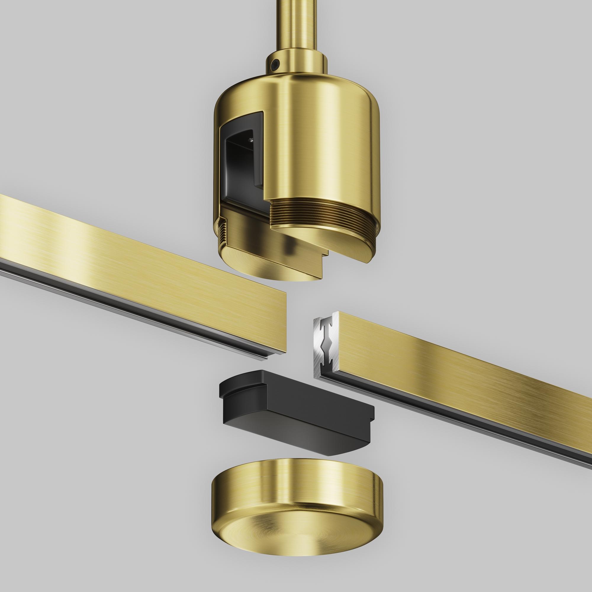 Крепление потолочное Maytoni Accessories for tracks Flarity TRA159C-IPCL1-BS