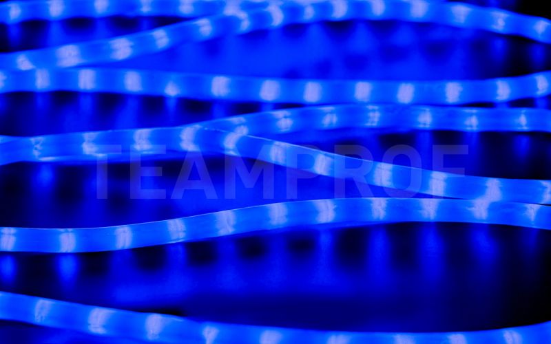Матовый Дюралайт Teamprof 220В, 2-х жильный TPF-DL-2WHM-100-240-B
