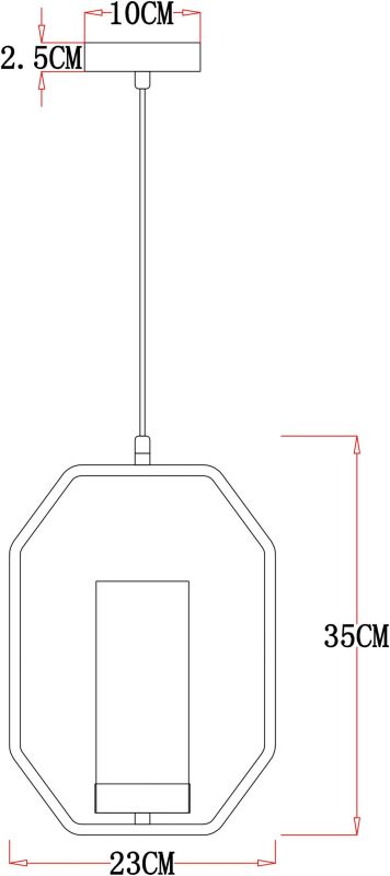 Светильник подвесной Arte Lamp CELAENO A7004SP-1BK
