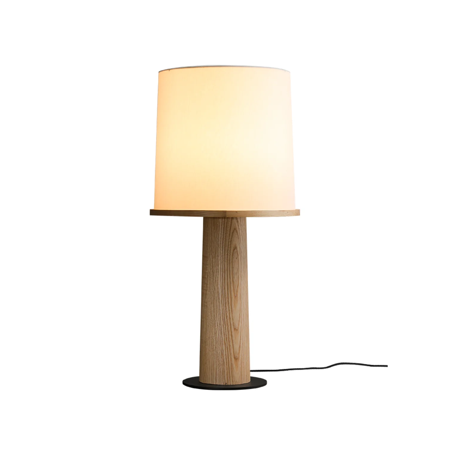 Настольный светильник Light And Shadow Bottle - ∅27см x 64см, дерево