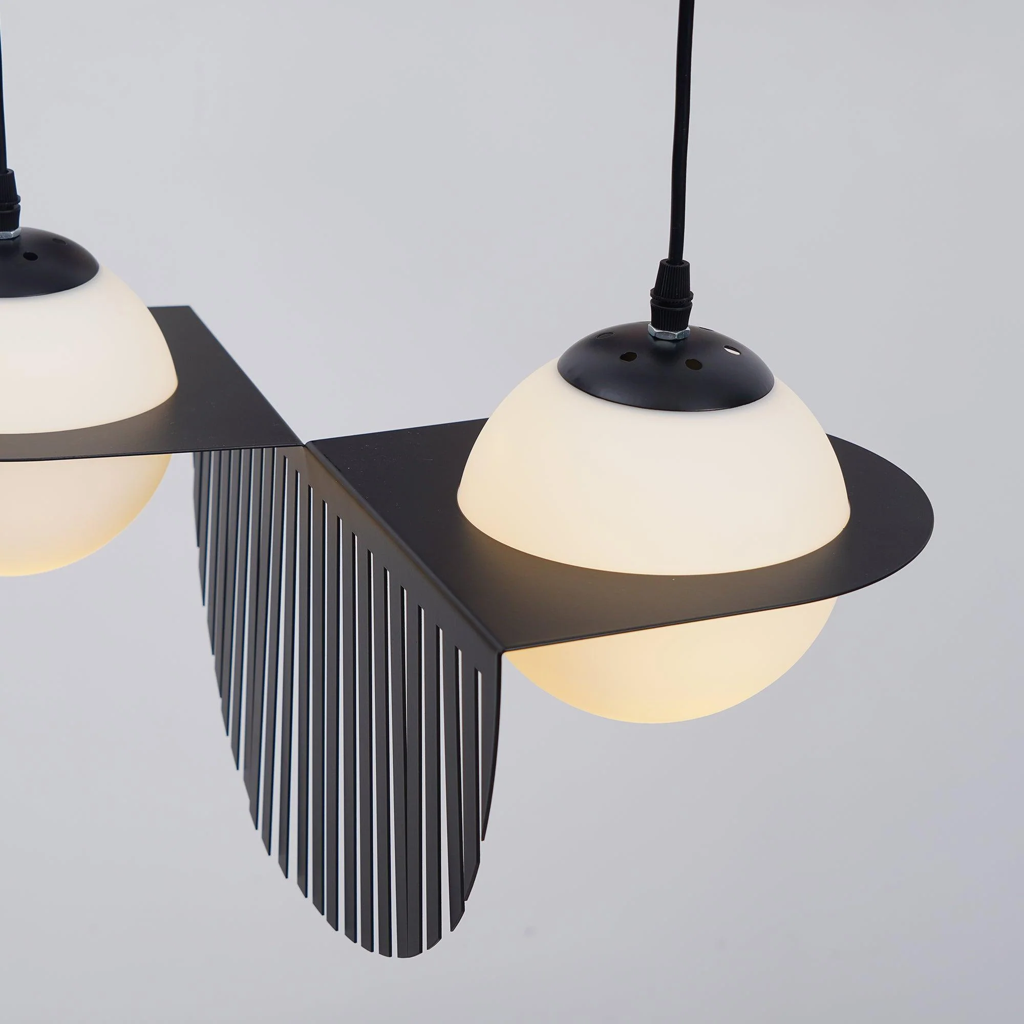 Orbion Black Pendant Lamp - Laurent-07 ∅85см x 20см, черный