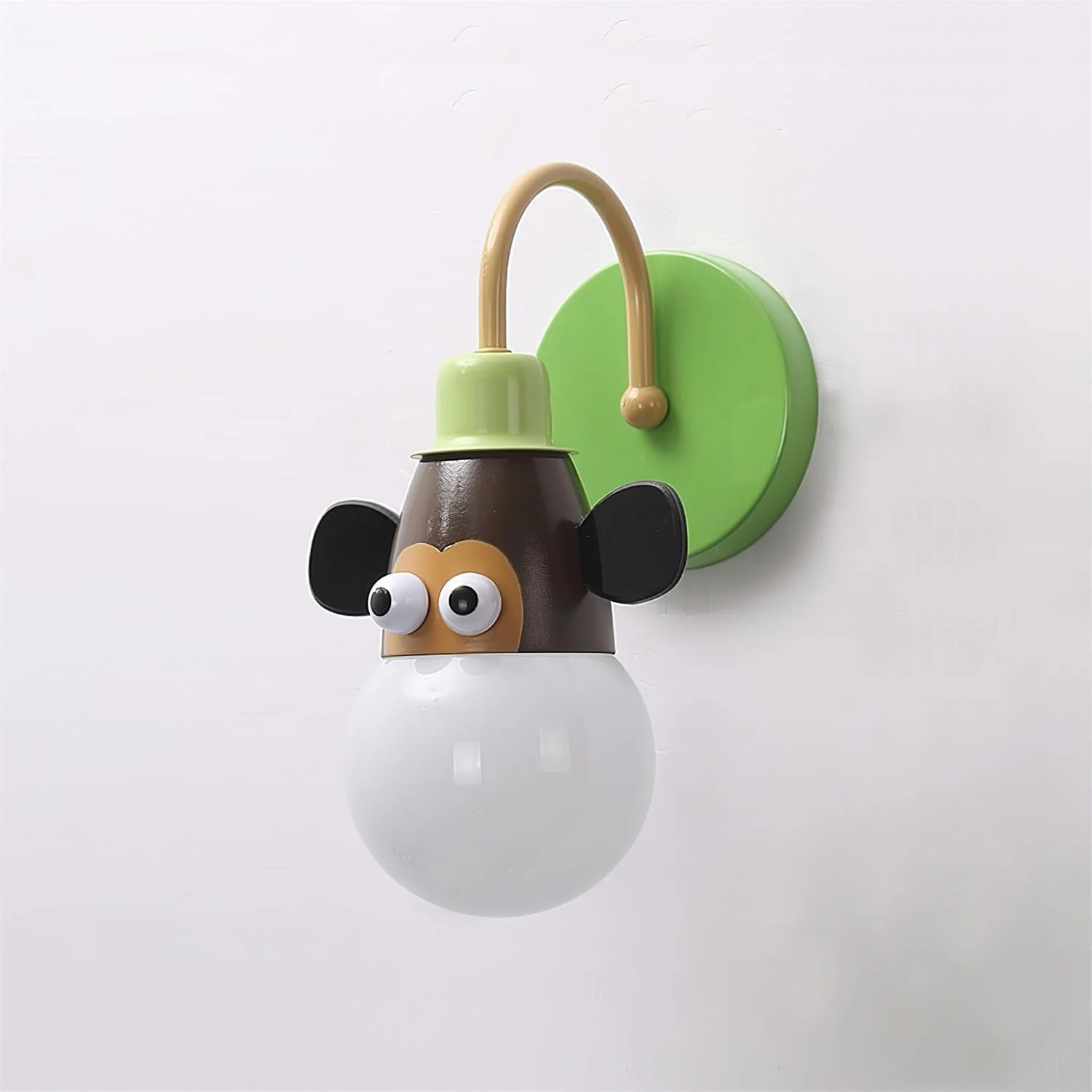 Cartoon Animal Kids Wall Lamp - Set of 2 / Blue