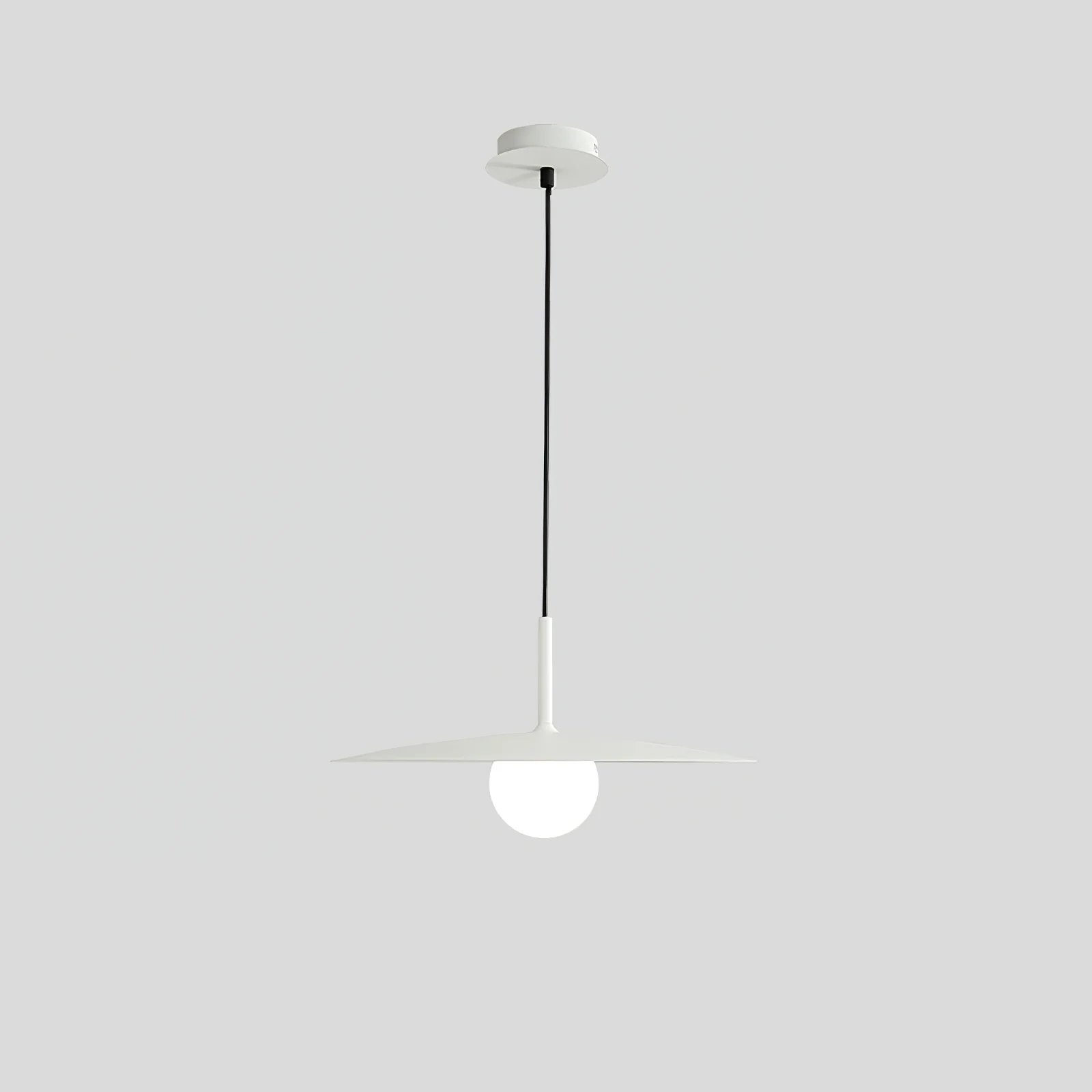 Подвесной светильник Gea Flying Saucer - ∅40см x 20см, белый