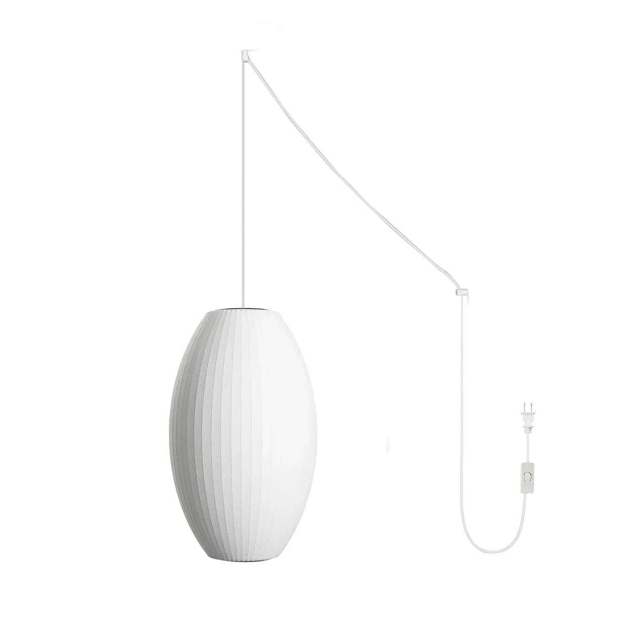 Bubble Swag Lights - Model B ∅ 19.7″ x H 8.7″ (2 hooks) / White / US plug