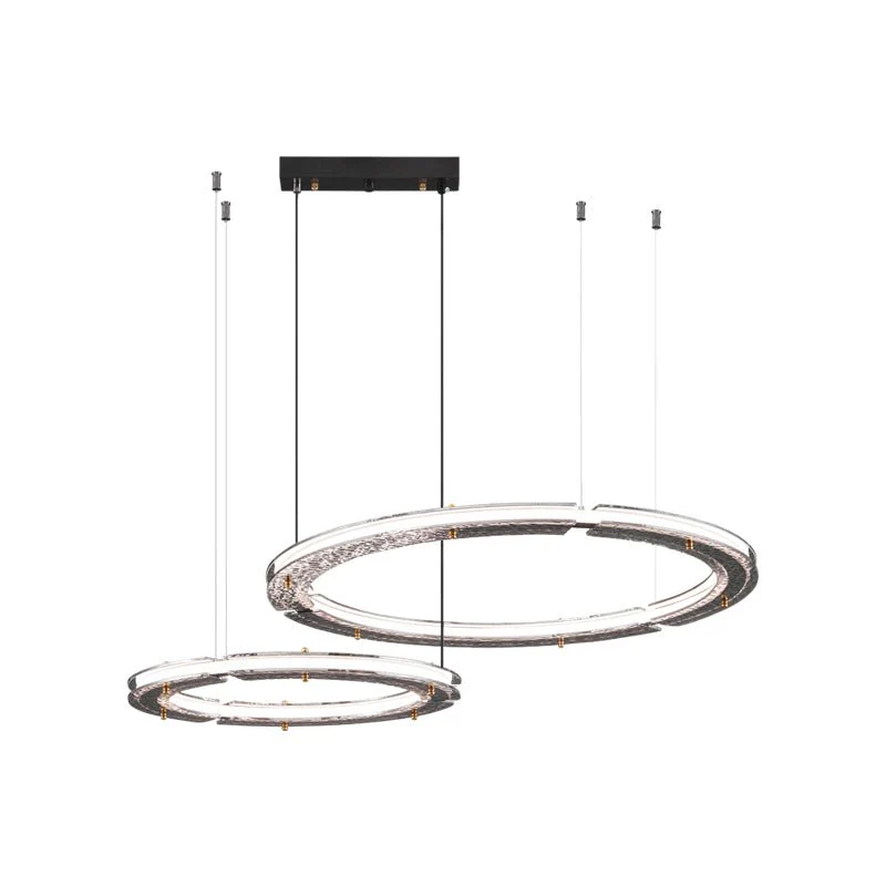 Люстра Celestial Rings - ∅43см х 150см, латунь, 3000-6500К
