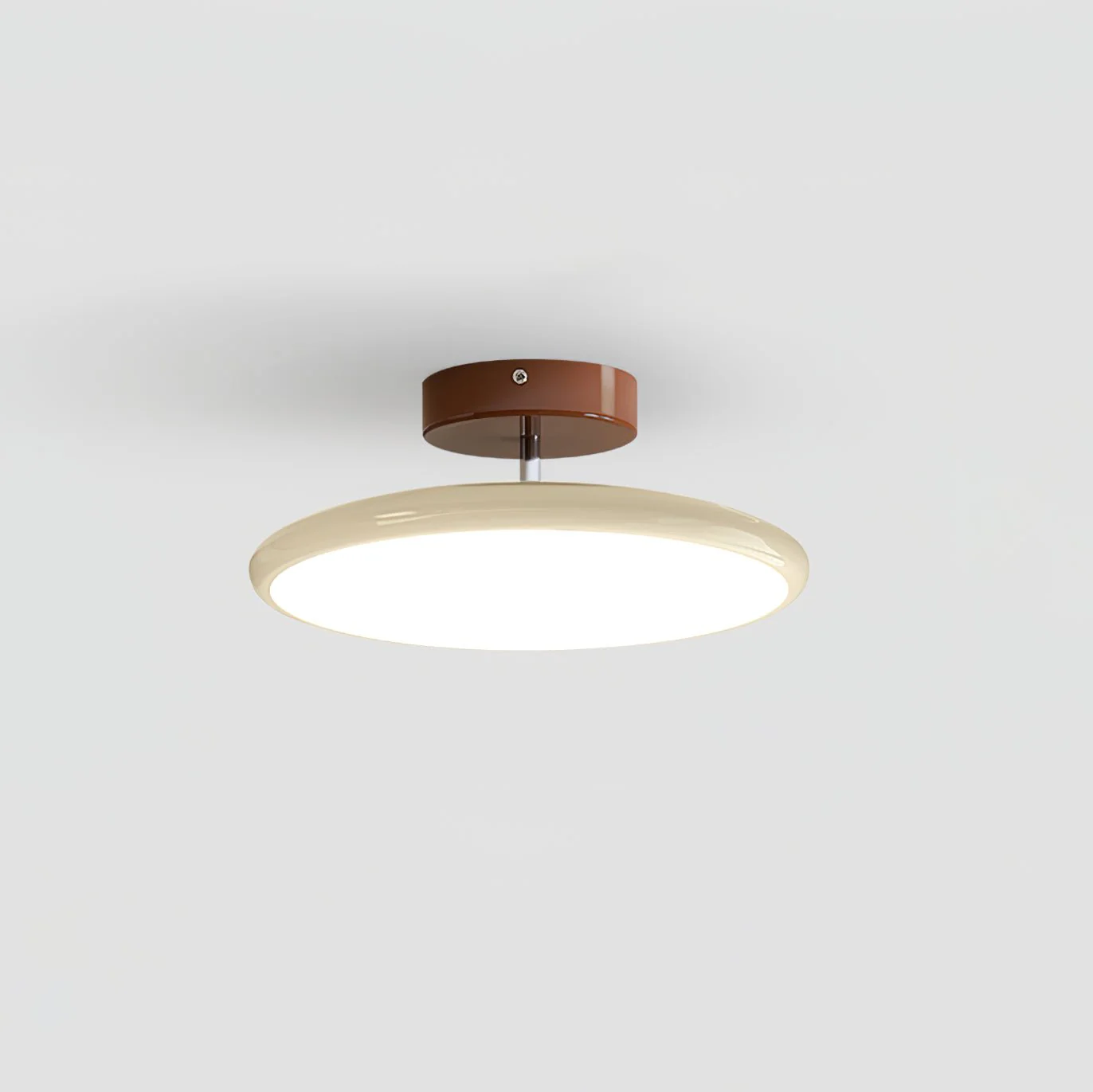 Потолочный светильник Drift Adjustable - ∅30см x 9см, зеленый, теплый свет