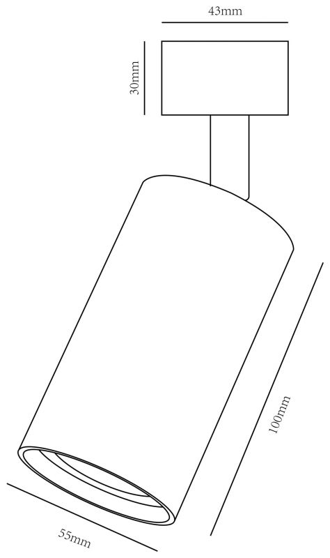 Трековый светильник Arte Lamp RIDGE A1518PL-1BK