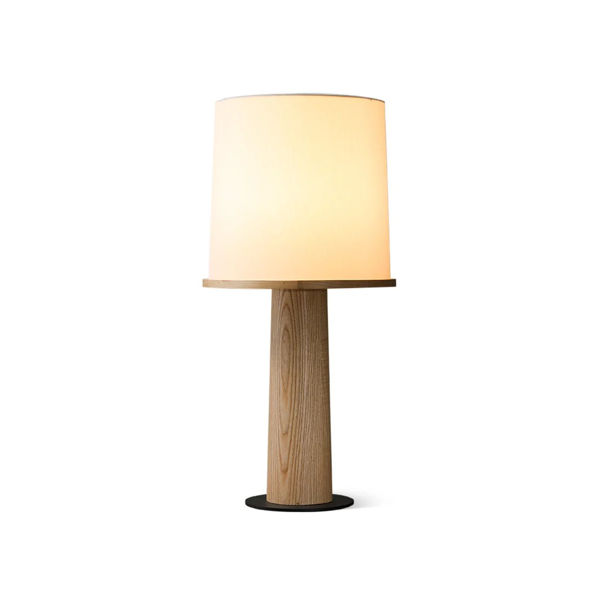 Настольный светильник Light And Shadow Bottle - ∅27см x 64см, дерево
