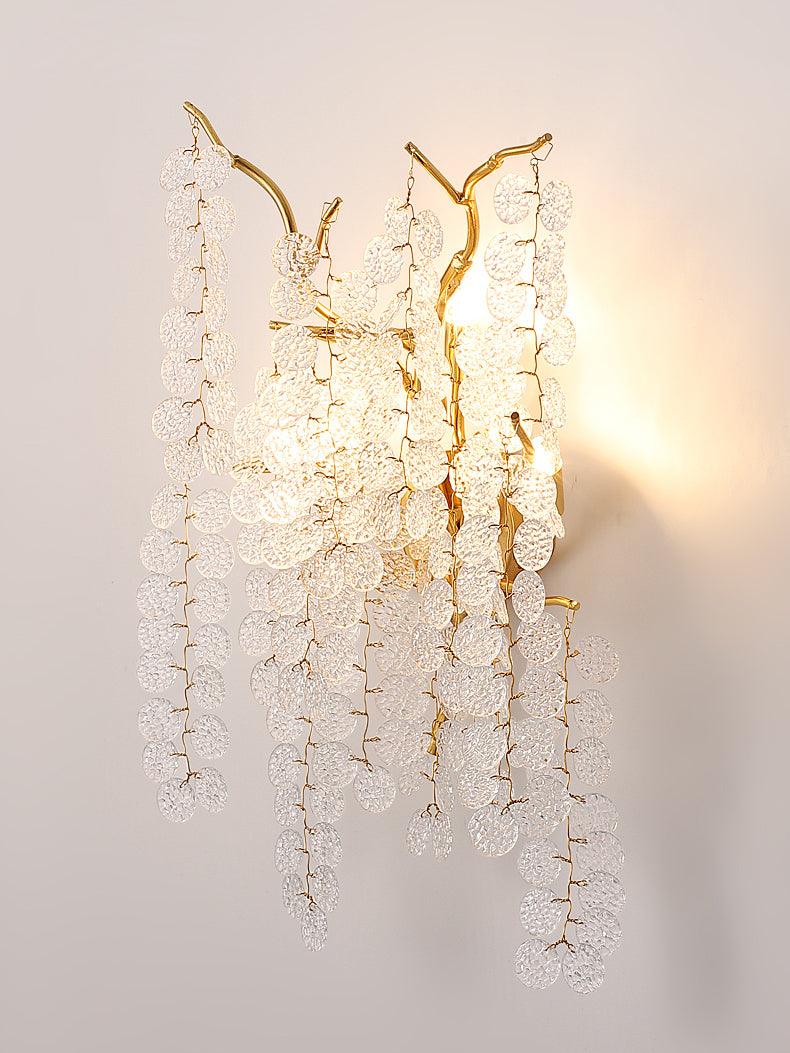 Shiro Noda Wall Lamp - Set of 2 (Left & Right) / Brass & Clear