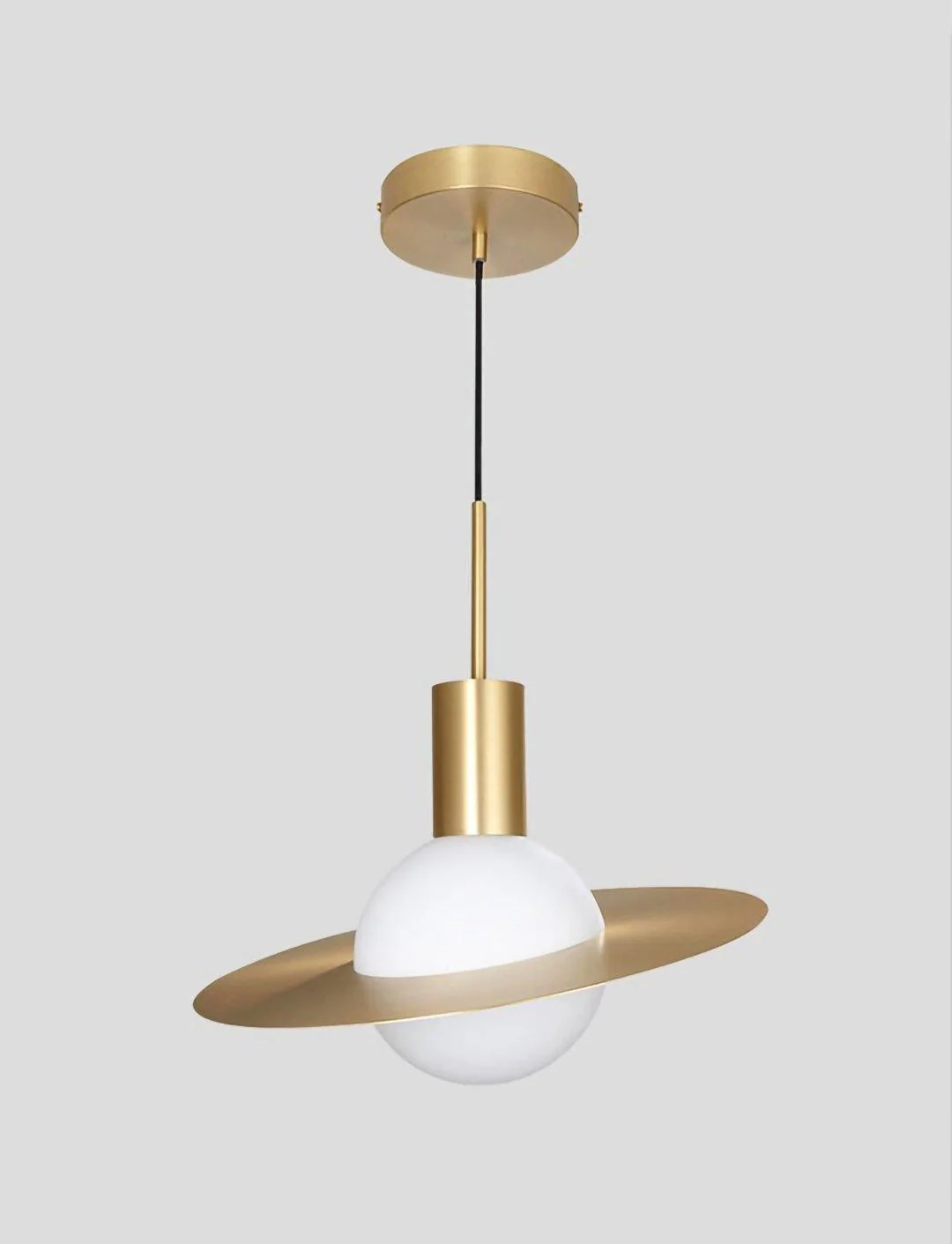 Подвесной светильник Saturne Suspensions - ∅20см x 28см, латунь