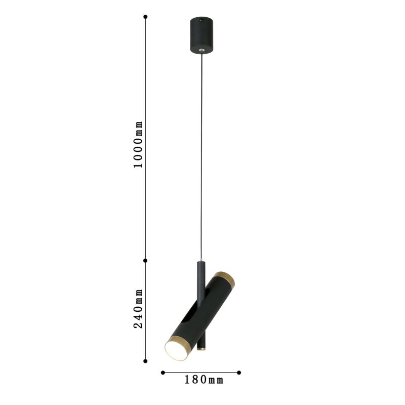 Люстра подвесная Duplex 2324-2P