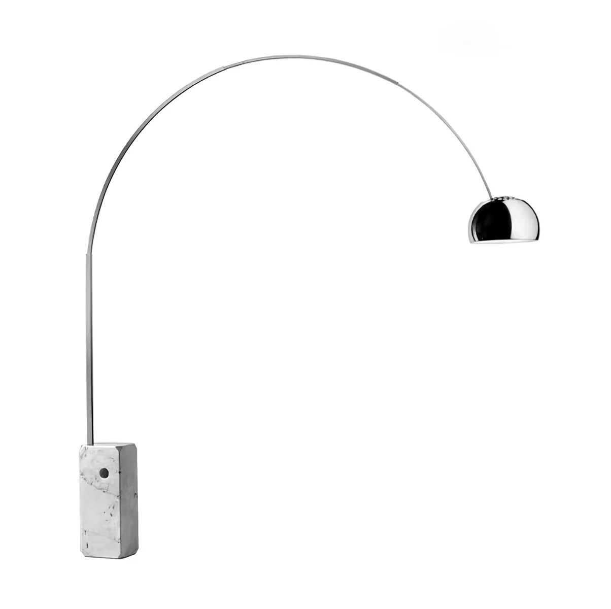 Arcadia Luxe Floor Lamp - W 66.9″ x H 74.8″/ W 170cm x H 190cm / Square Tube / AU plug