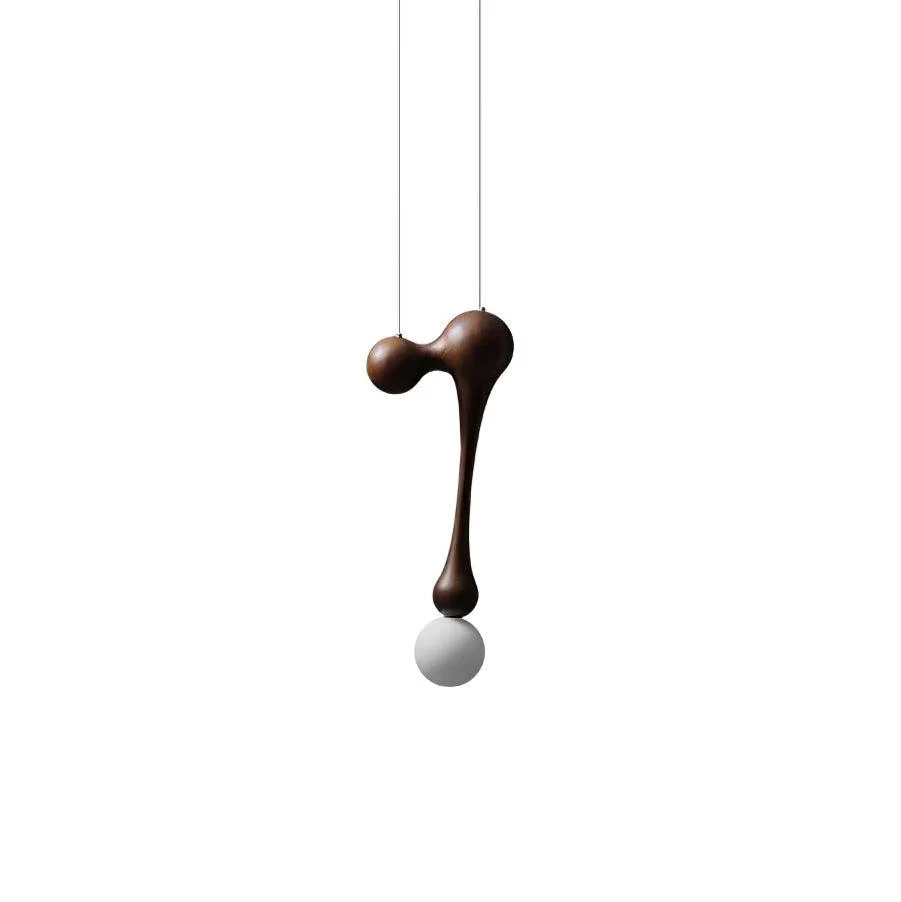 Подвесной светильник Jenna Wooden - модель A+B ∅65см x 150см, дерево