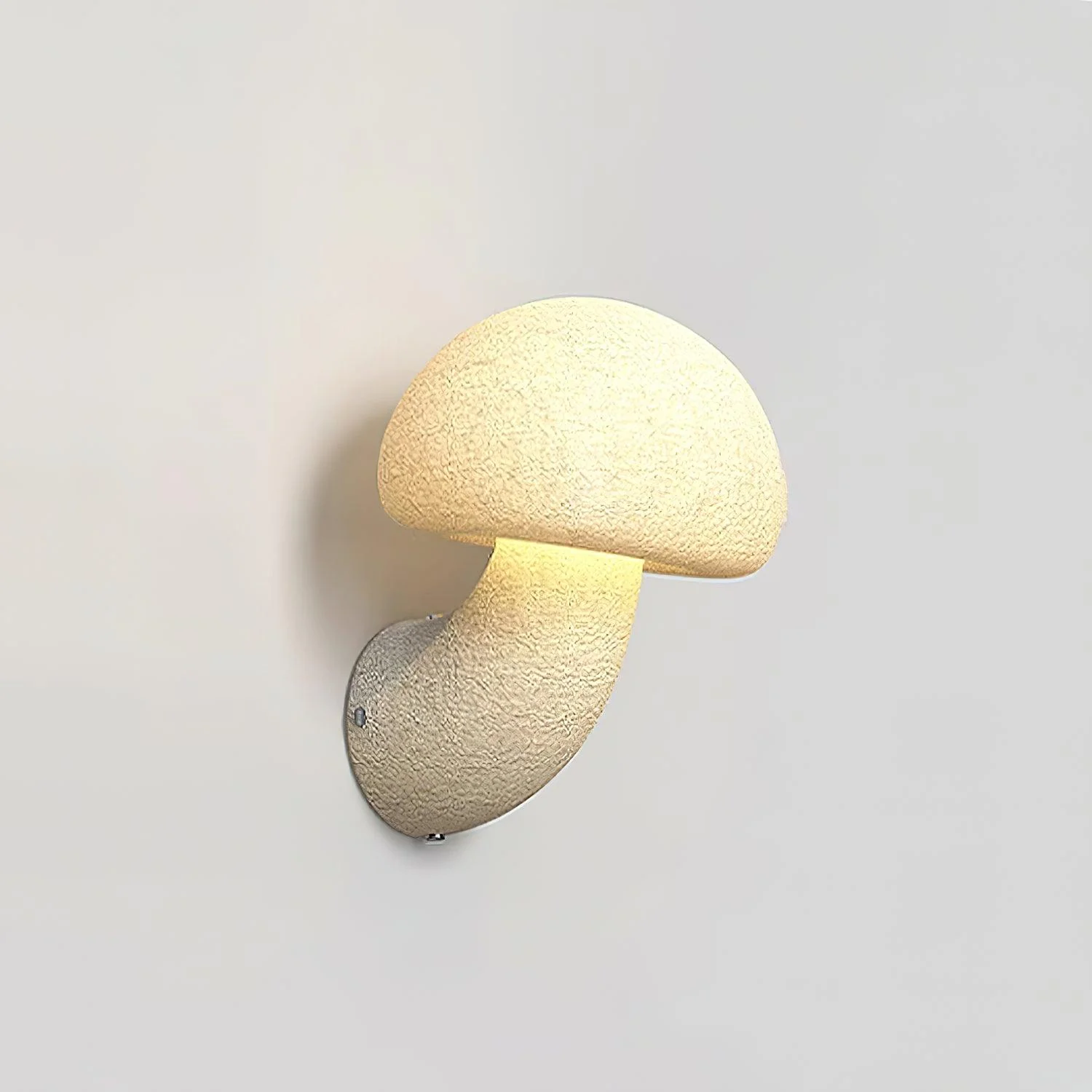 Настенный светильник Mushroom Resin - ∅20см х 20см, белый