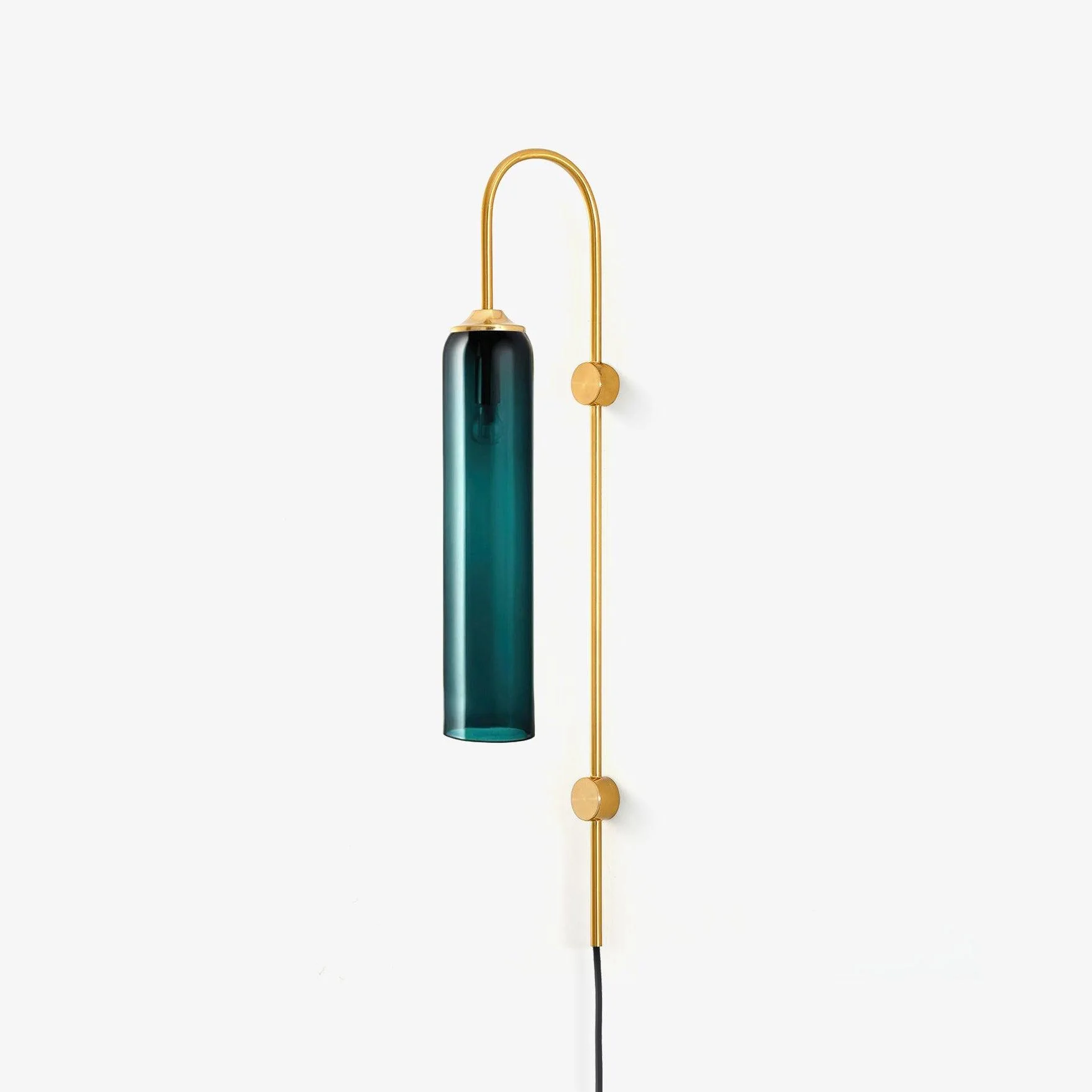 Настенный светильник Modern Glass Plug-In - черный, голубой