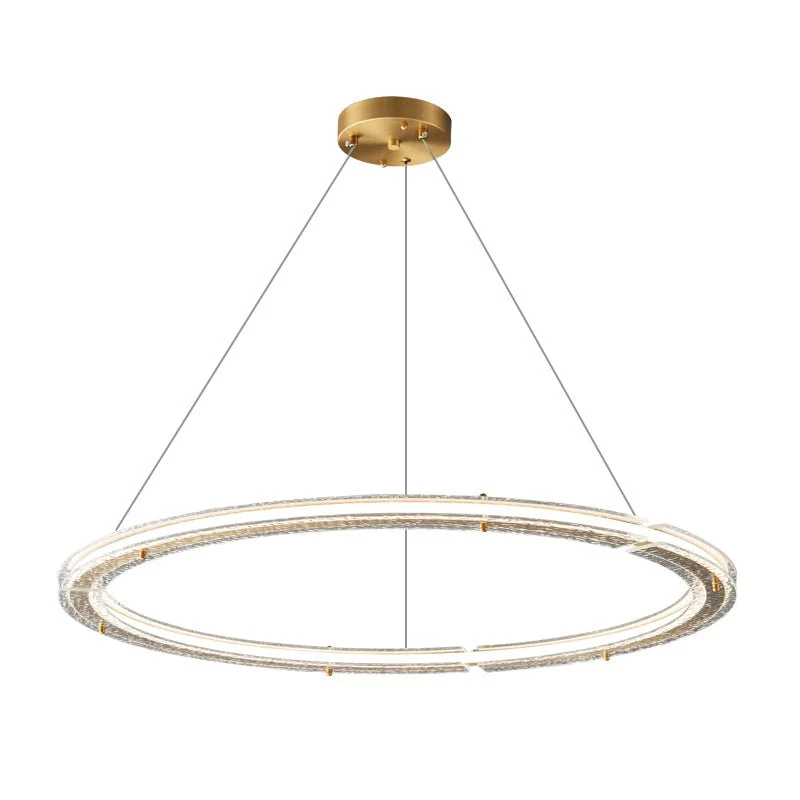 Люстра Celestial Rings - ∅43см х 150см, латунь, 3000-6500К
