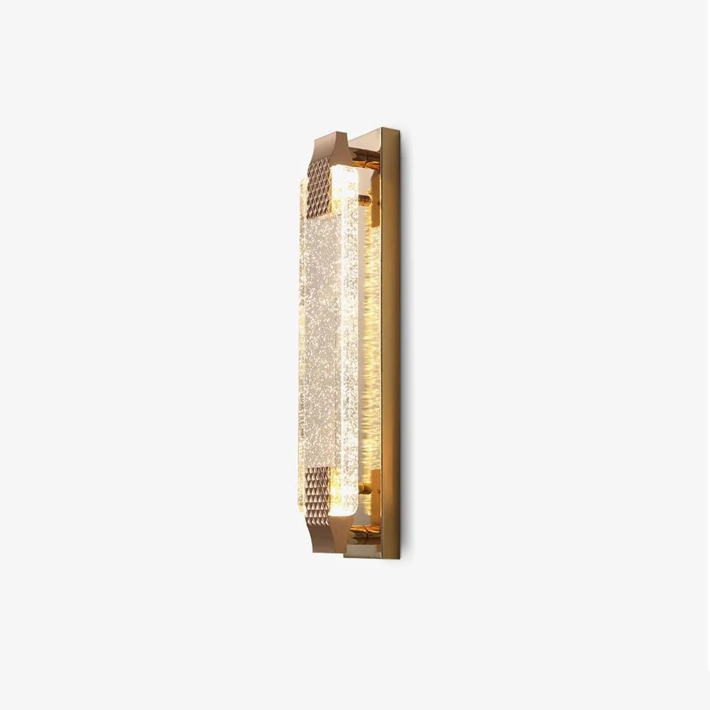 Moet Sconce - ∅ 3.9″ x H 15.7″ Set of 2 / Rose Gold / Warm Light