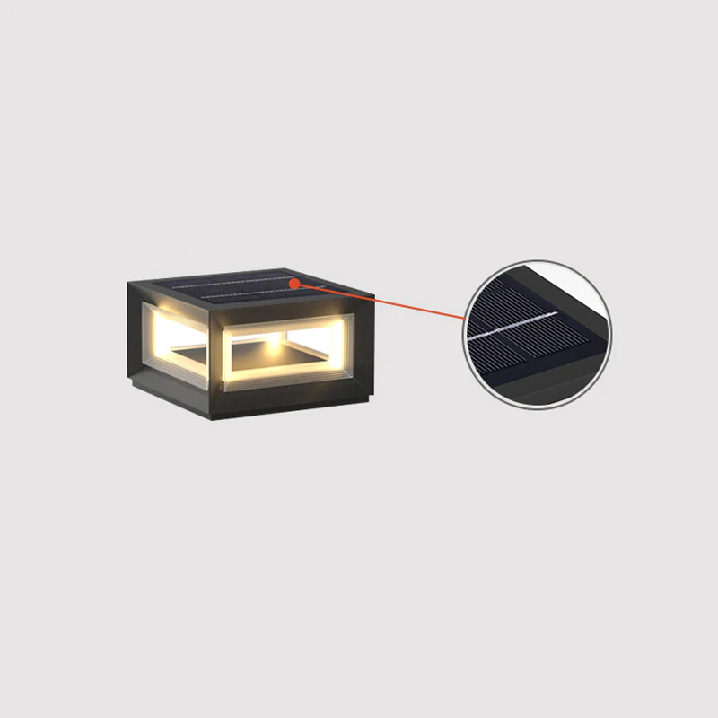 Уличный светильник Light Cube - модель A, проводная версия, 25см x 25см x 14см, теплый свет