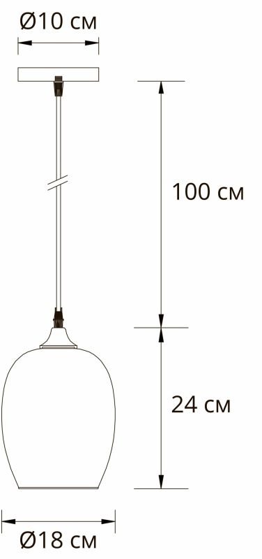 Светильник подвесной Arte Lamp PROPUS A4344SP-1PB