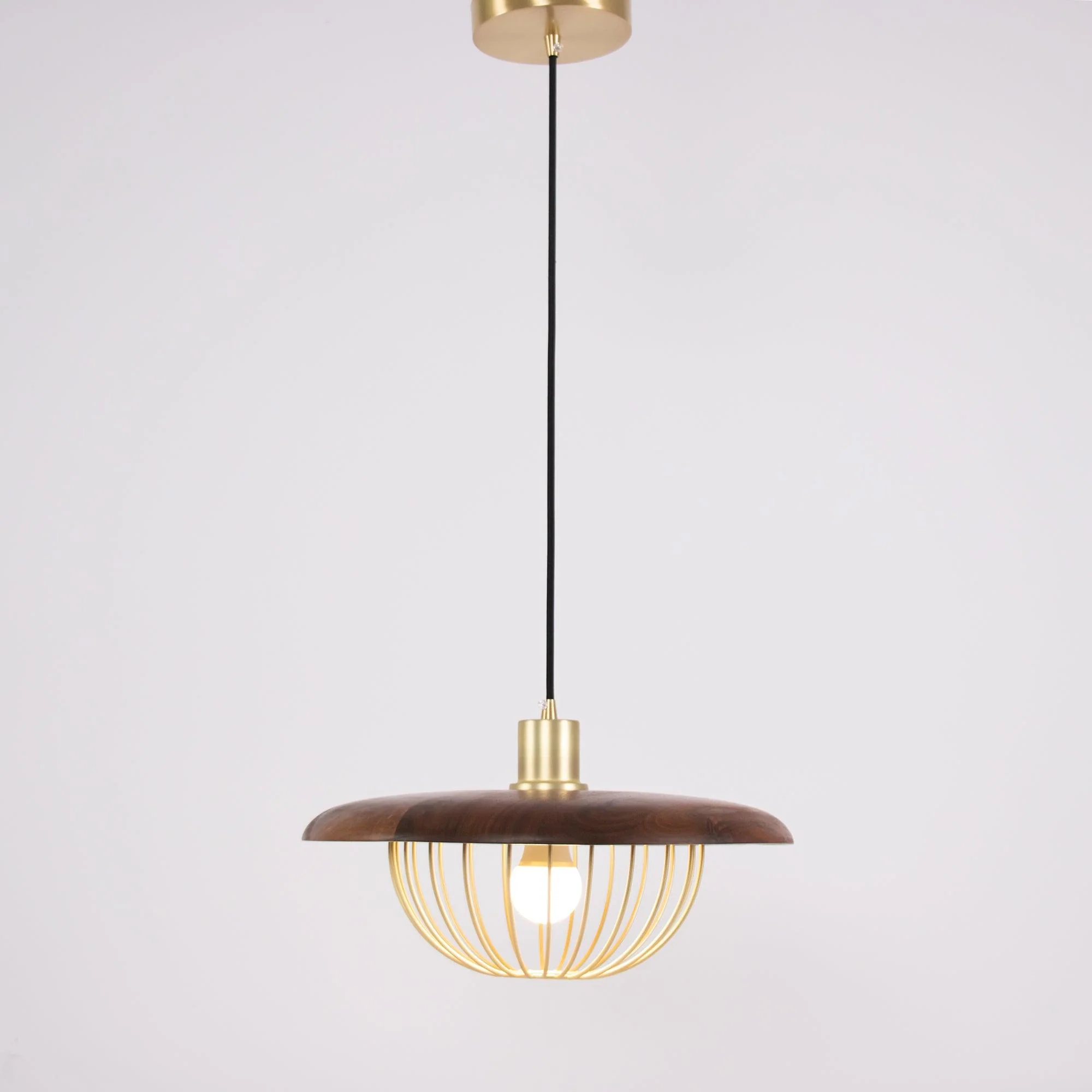 Подвесной светильник Kasa - ∅35см x 20см, медь