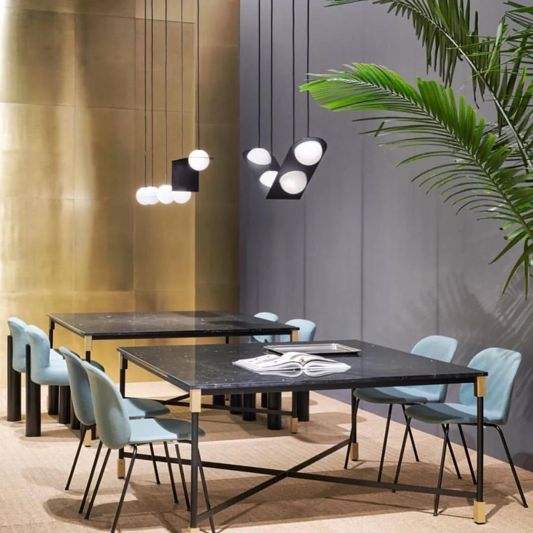 Orbion Black Pendant Lamp - Laurent-07 ∅85см x 20см, черный