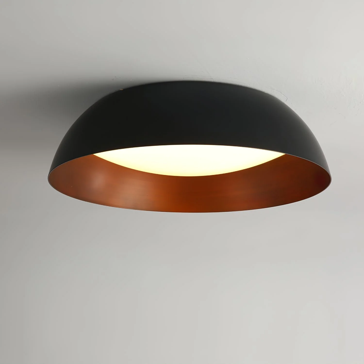 Потолочный светильник Marlow Shadow - ∅60см x 15см, черный, белый