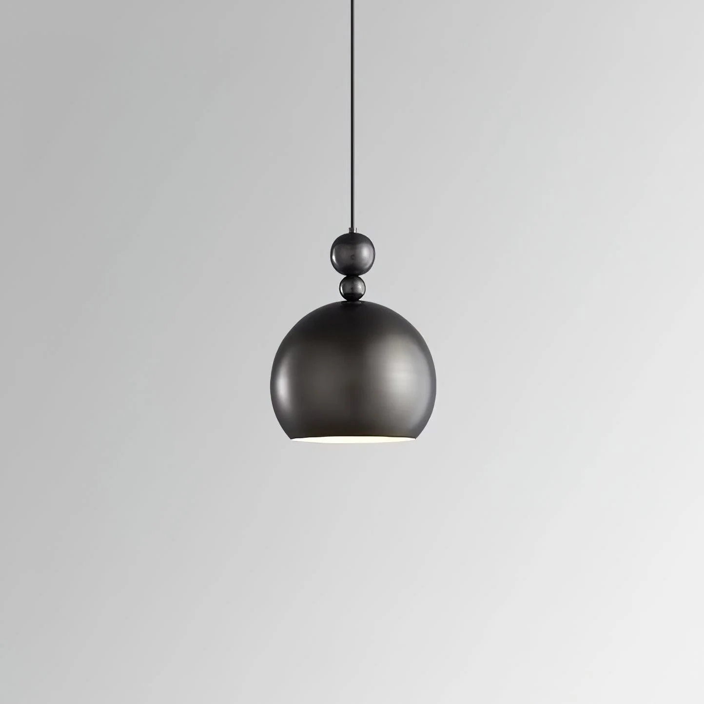 Подвесной светильник Palla Brass - ∅18см x 23см, черный