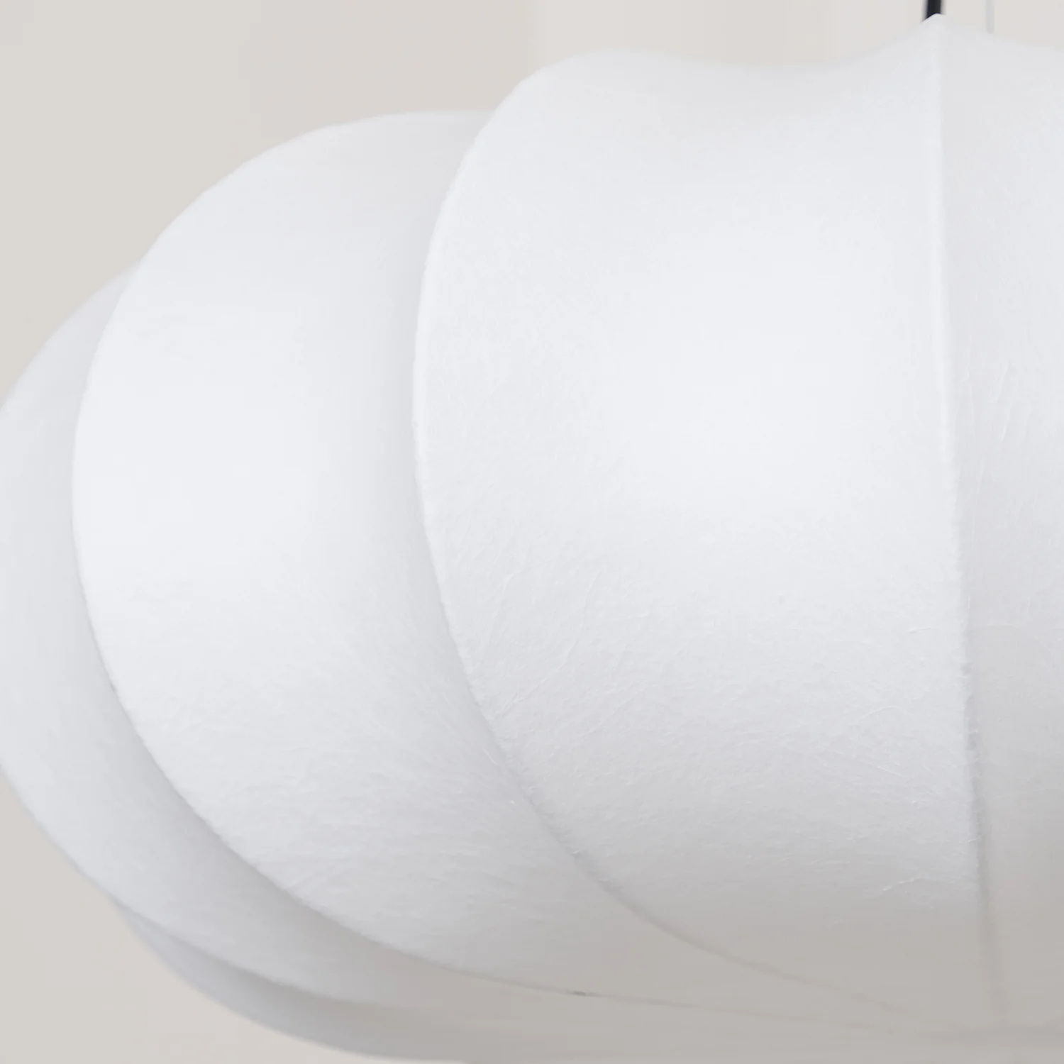 Подвесной светильник Oblate Silk - ∅60см x 25см, белый