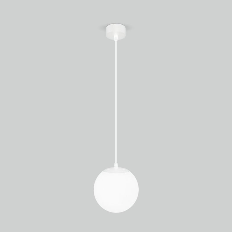 Светильник садово-парковый со стеклянным плафоном Elektrostandard Sfera H 35158/U белый