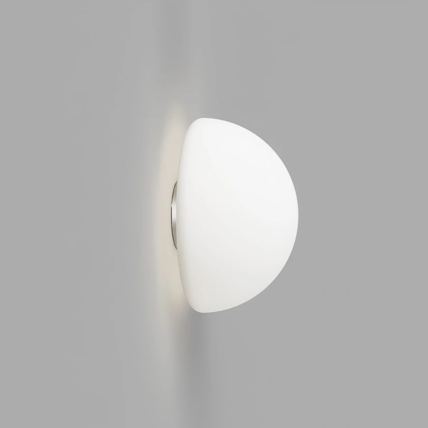 Halbkugel Wall Lamp - ∅ 7.1″ x H 7.1″ Set of 2 / Frosted White / Warm Light