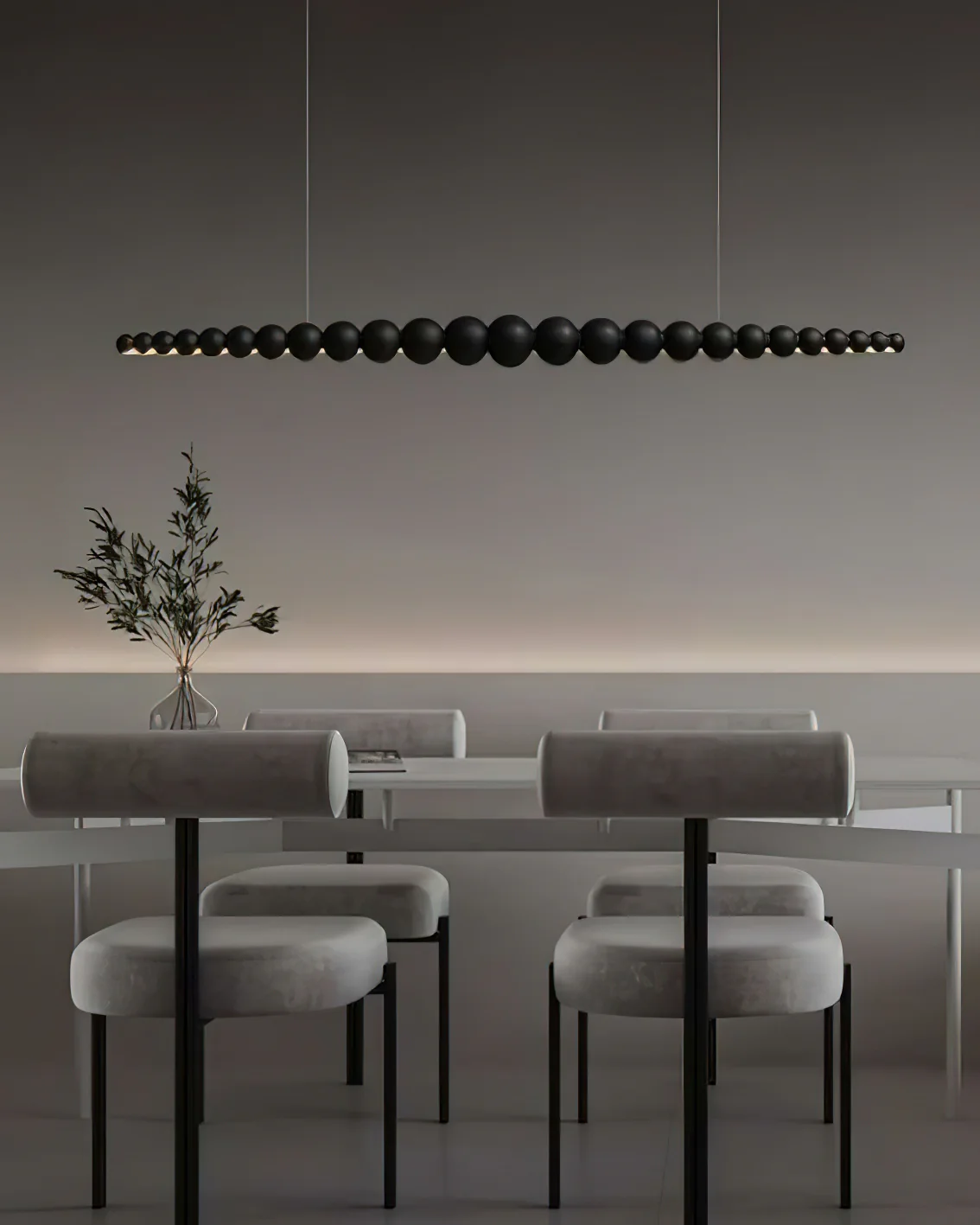 Подвесной светильник Woodline Orb - 140см x 8см, дерево, теплый свет