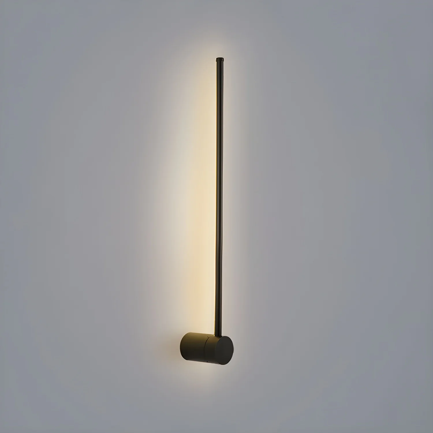 Linear LED Wall Light - Model C Set of 2 / Black / Cold Light