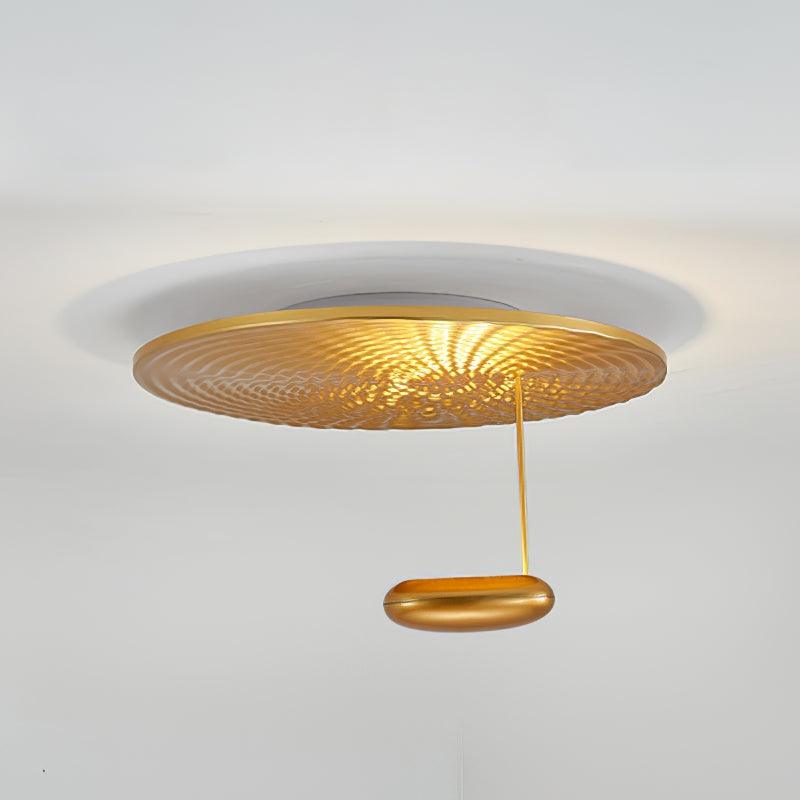 Потолочный светильник Mercury - ∅60см x 34см, хром, холодный свет