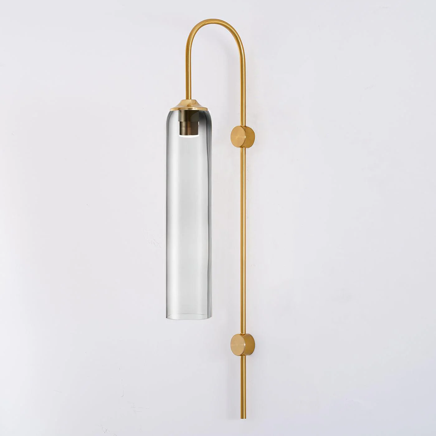 Настенный светильник Modern Glass - 19см x 80см, золотой, прозрачный