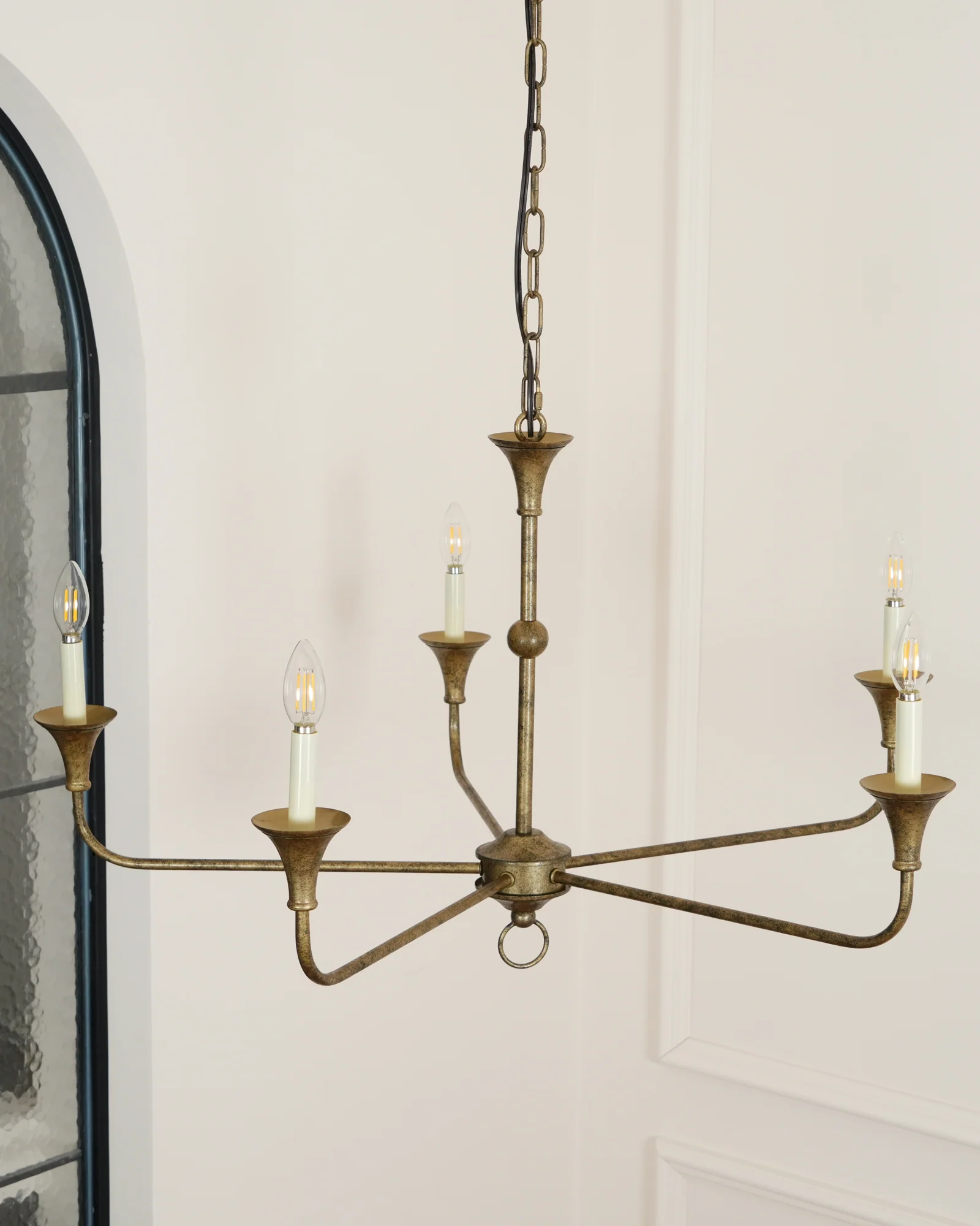 Люстра Elara Candle - 5 плафонов ∅91см x 47см, античная бронза