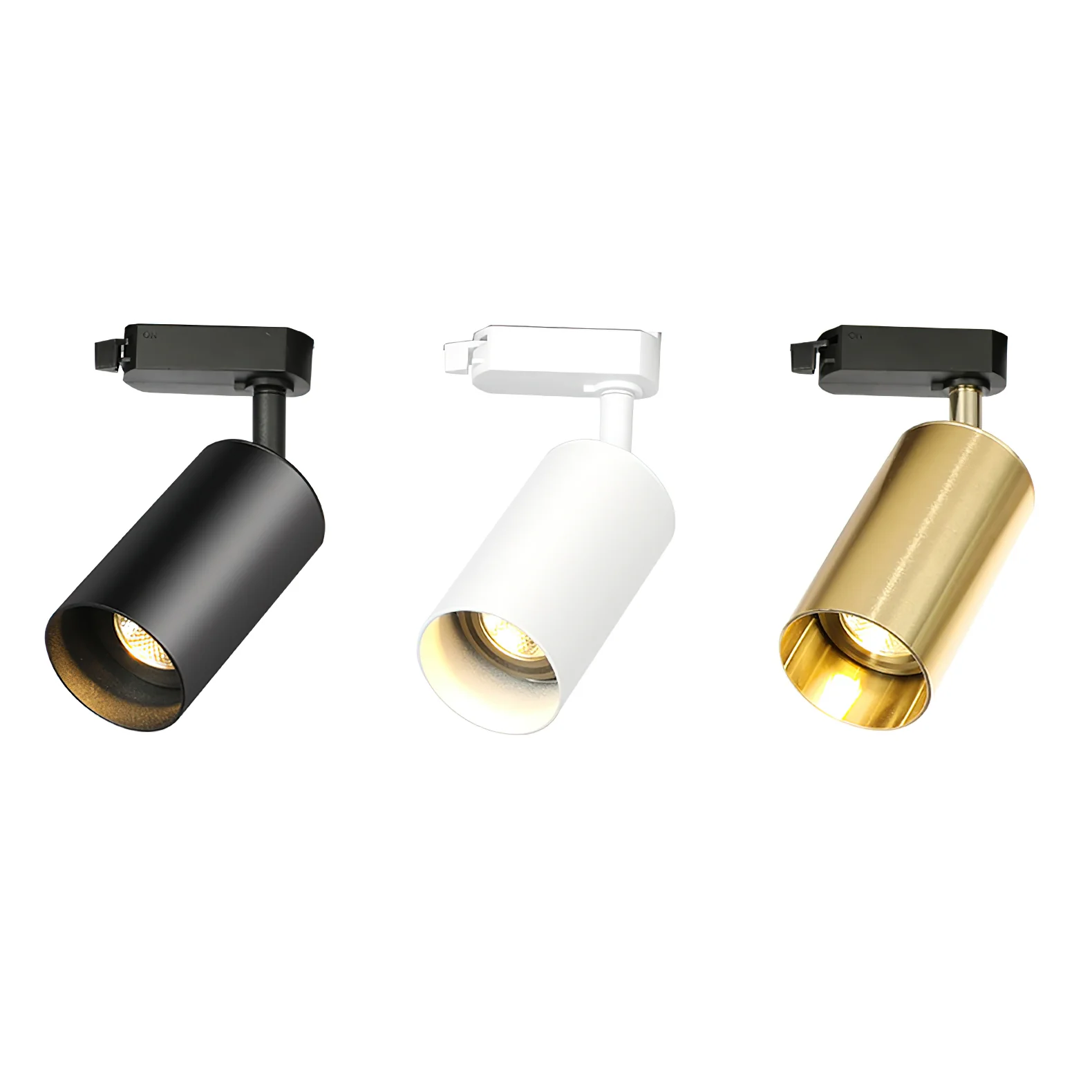 Трековый светильник Gilded Rail - 2 источника света 50см x 17см, черный, золотой