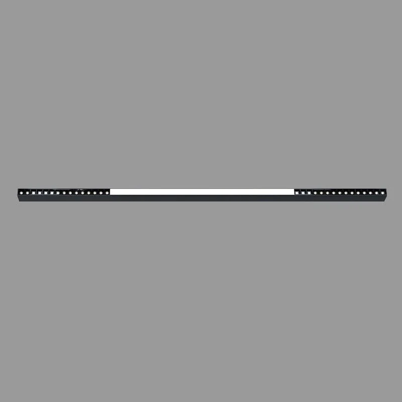 Подвесной светильник Magnetic Floating - 80см x 3см x 5см, черный B, теплый свет