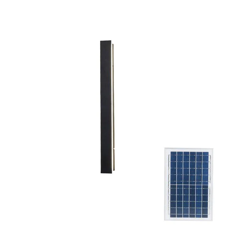 Уличный светильник Long Strip Solar - ∅5см x 60см, черный, теплый свет