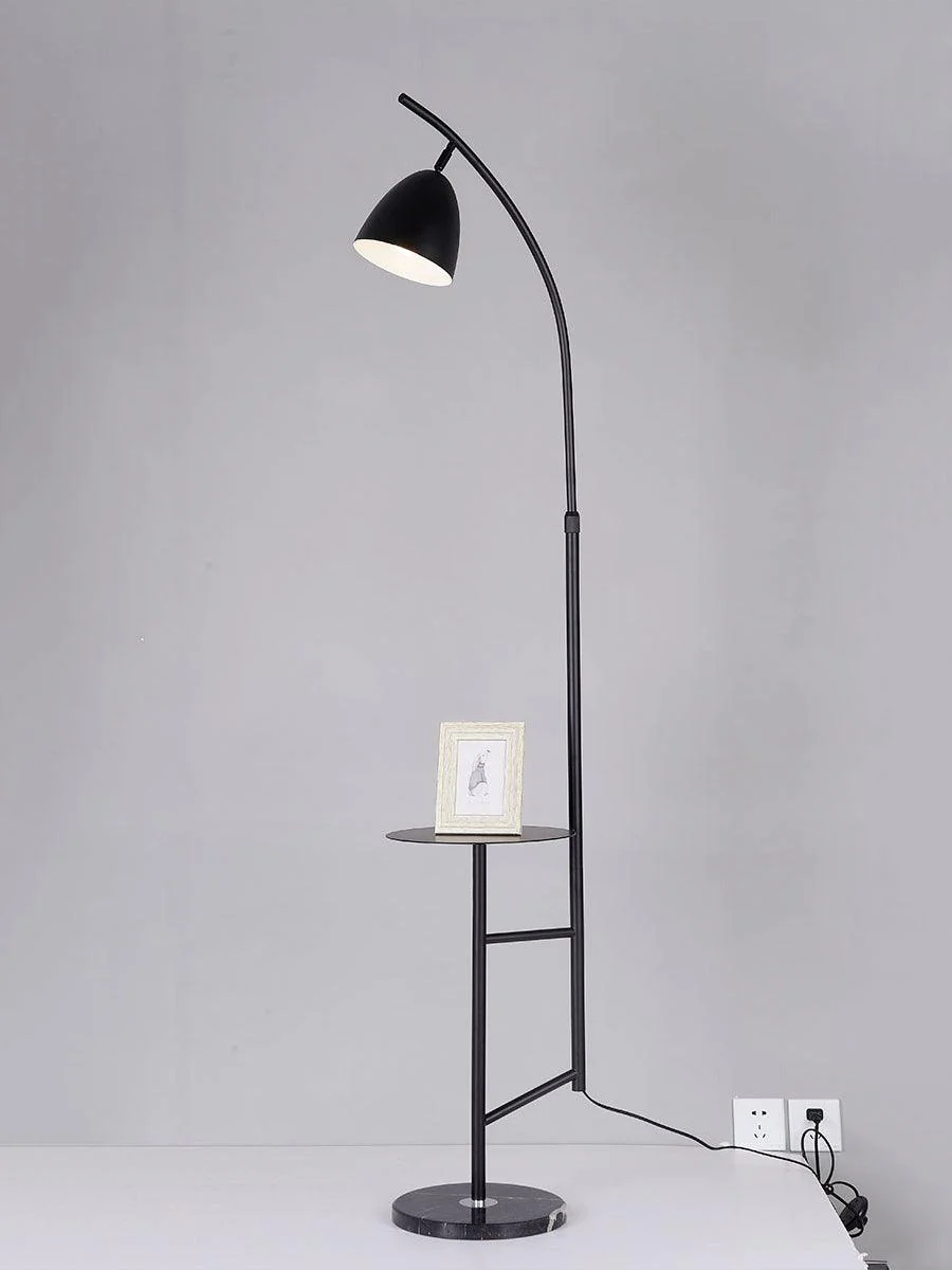 Rani Floor Lamp - Model A: W 13.8″ x H 66.9″ / W 35cm x H 170cm / Black / US plug