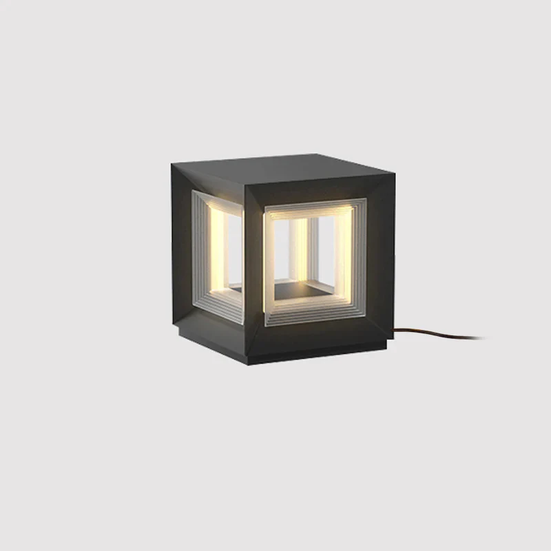 Уличный светильник Light Cube - модель A, проводная версия, 25см x 25см x 14см, теплый свет