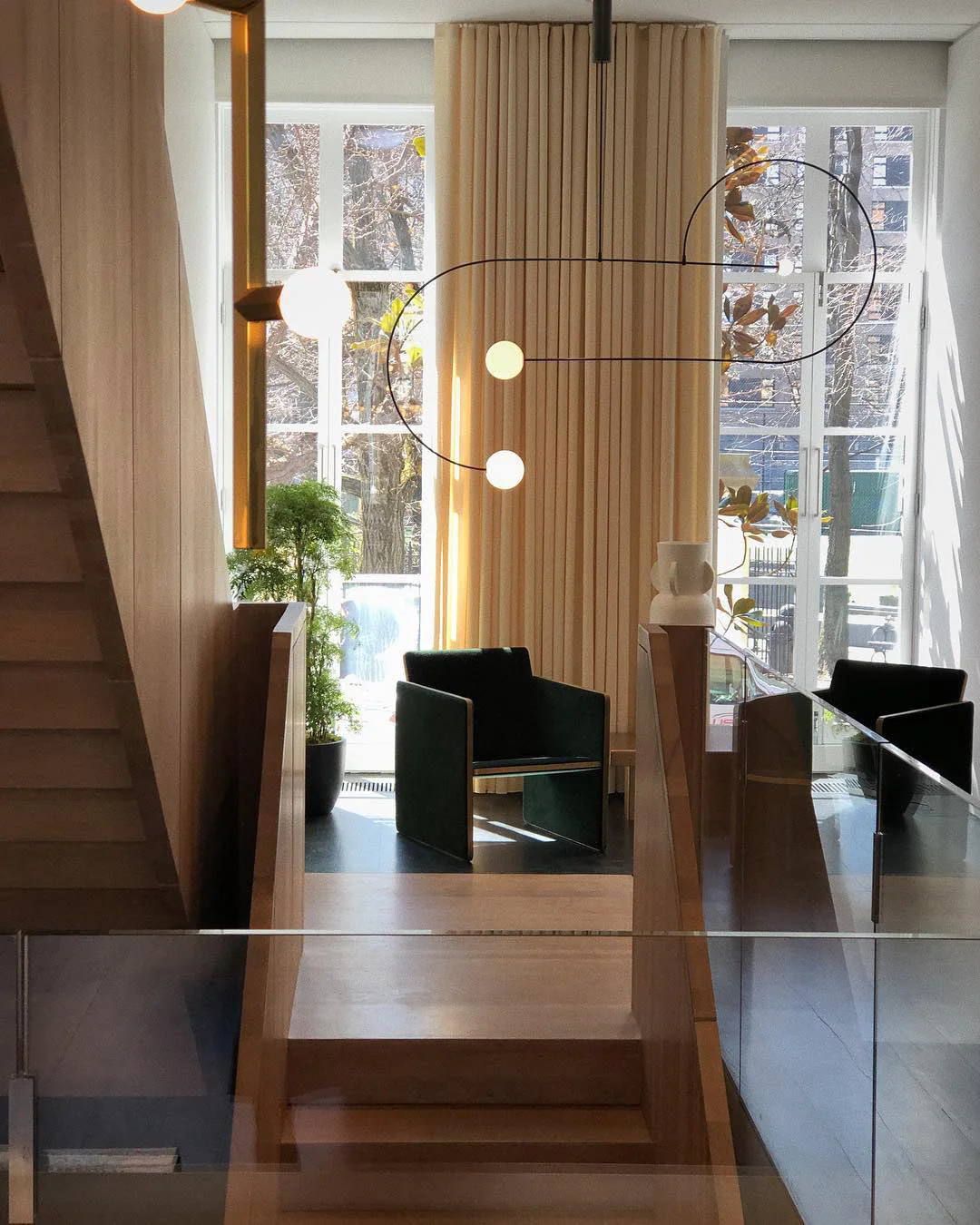 Люстра Mobile Chandelier - 3 подвеса, черный